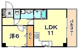 間取図画像 1LDK