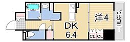 神戸元町Noah 1DKの間取図画像