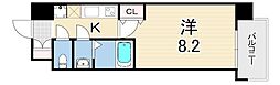 LIVIAZKOBESOLEIL 1Kの間取図画像