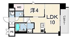 SDグランツ神戸Peninsula 1LDKの間取図画像
