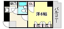 アニメイト神戸 1Kの間取図画像