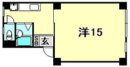 カーサフォルツァ 1Kの間取図画像
