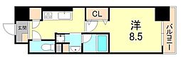 Schlossvoneins 1Kの間取図画像