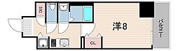 アドバンス三宮パルマ 1Kの間取図画像