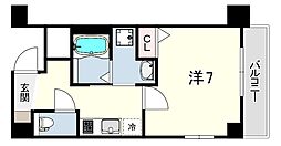 ロイズグラン神戸下沢通 1Kの間取図画像