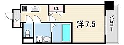 神戸市兵庫区東山町2丁目マンション 1Kの間取図画像