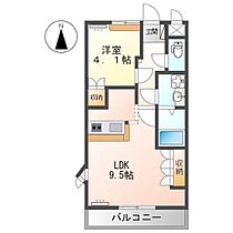 徳島県徳島市名東町１丁目（賃貸アパート1LDK・2階・36.00㎡） その1