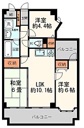 ライオンズマンション新座 3LDKの間取図画像