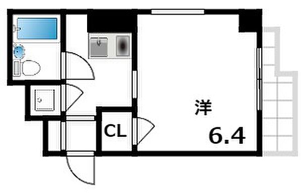 クレアーレ南六甲 ｜兵庫県神戸市灘区友田町4丁目(賃貸マンション1R・4階・19.95㎡)の写真 その2