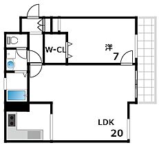 芦屋ロイヤルハイツ  ｜ 兵庫県芦屋市岩園町（賃貸マンション1LDK・2階・77.70㎡） その2