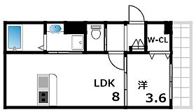 ソリティア芦屋西  ｜ 兵庫県神戸市東灘区深江南町2丁目（賃貸マンション1LDK・2階・30.02㎡） その2