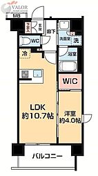 ARCOBALENO KAWASAKIDAISHIII 1LDKの間取図画像