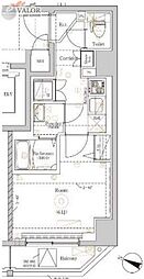 SHOKENResidence横浜鶴見 1Kの間取図画像
