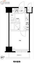 ルーブル羽田西 1Kの間取図画像