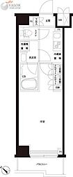 ルーブル川崎上平間弐番館 1Kの間取図画像