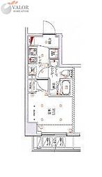 SS.Advance横濱末吉町 1Kの間取図画像