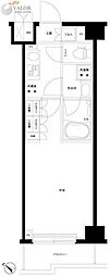 ルーブル川崎上平間弐番館 1Kの間取図画像