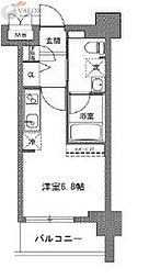 TLRレジデンス川崎大師 ワンルームの間取図画像
