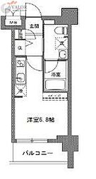 TLRレジデンス川崎大師 ワンルームの間取図画像