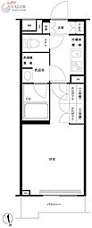 ルーブル大森西 1Kの間取図画像