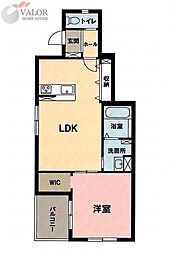 メゾン・ド・米夢 1LDKの間取図画像