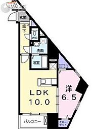 アルボルリオ2 1LDKの間取図画像