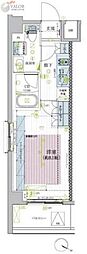 ブライズ蒲田イースト 1Kの間取図画像