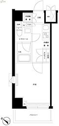 ルーブル川崎貝塚弐番館 1Kの間取図画像