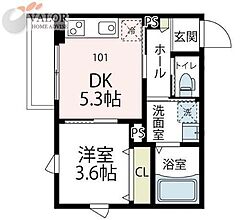 物件の間取り