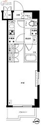 ルーブル蒲田十番館 1Kの間取図画像