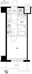 ルーブル川崎都町壱番館 1Kの間取図画像