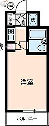 ダイホープラザ鶴見 ワンルームの間取図画像