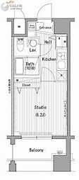 ガーラ・プレシャス横濱関内 1Kの間取図画像