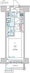 ジェノヴィア新子安 1Kの間取図画像