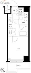 ルーブル川崎貝塚弐番館 1Kの間取図画像