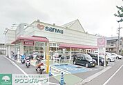sanwa木曽店 徒歩14分。スーパー 1100m