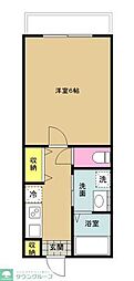 間取図画像 1K