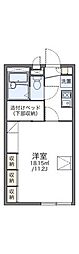 レオパレスサンシャイン・K 1Kの間取図画像