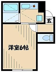 マグノリアコート3 1Kの間取図画像
