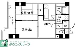 第5山庄ビル 2DKの間取図画像