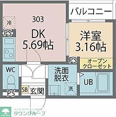 物件の間取り