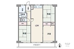 間取図画像 3LDK