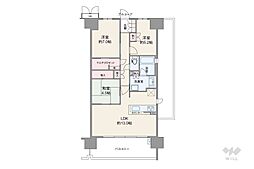 間取図画像 3LDK