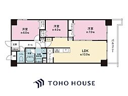 ライオンズマンション三郷第5 3LDKの間取図画像