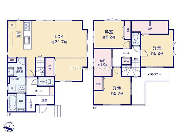 間取りを拡大表示
