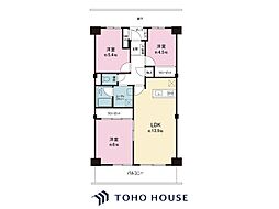 ファミール南常盤平 3LDKの間取図画像
