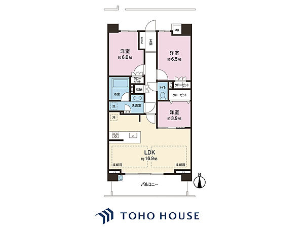 間取りを拡大表示