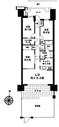 グラン・レジデンス1 3LDKの間取図画像