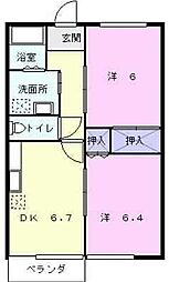 間取図画像 2DK