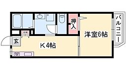 間取図画像 1K